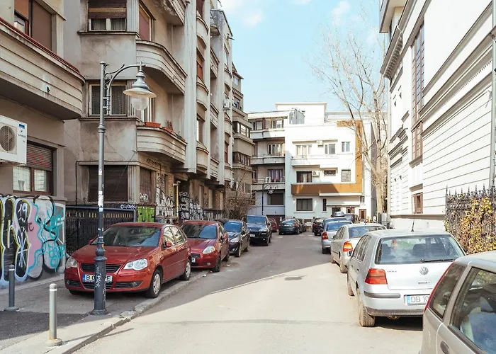Lägenhet Alba On Calea Victoriei Bukarest